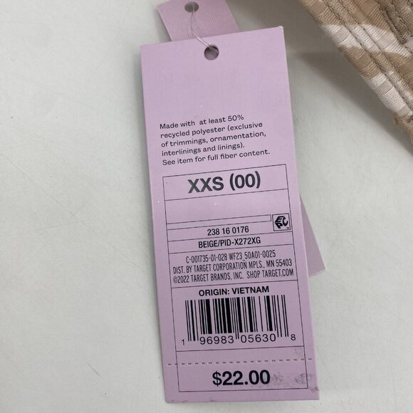 Wild Fable Underwire Bralette Bikini Top High Rise Bottom Tan Animal Print XXS - Picture 9 of 11